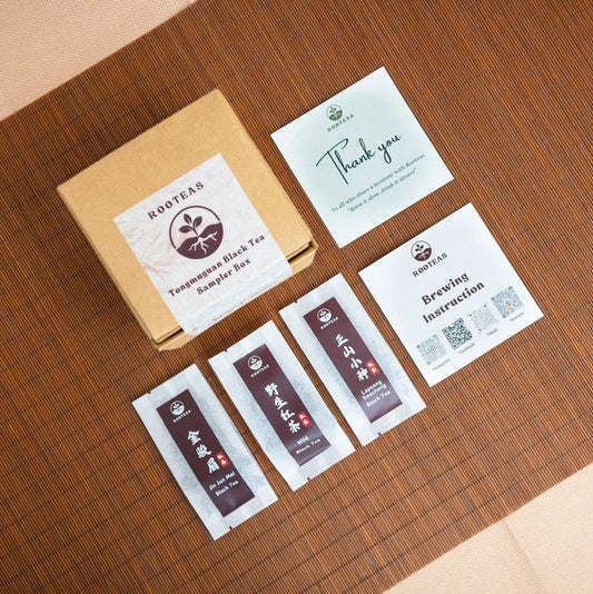 Rooteas tongmuguan black tea sampler