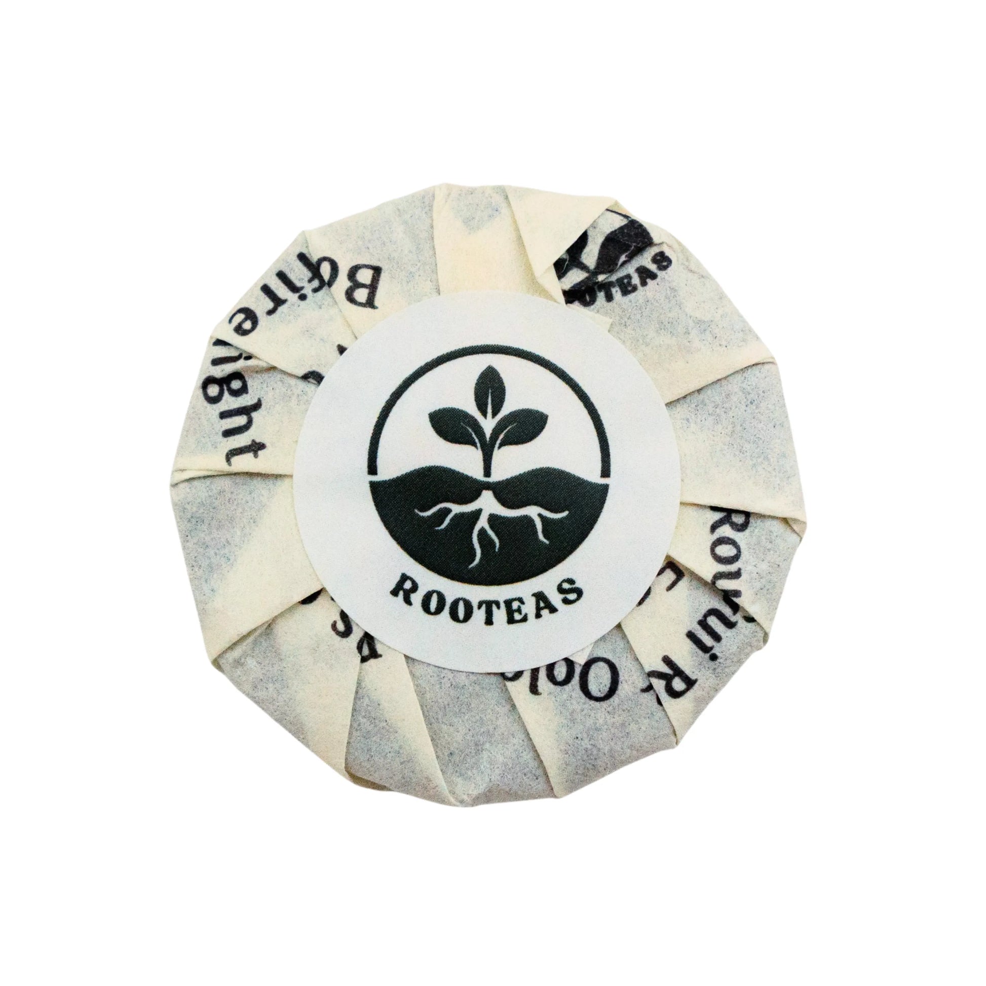 Rooteas fruity rou gui rock oolong tea coin back side