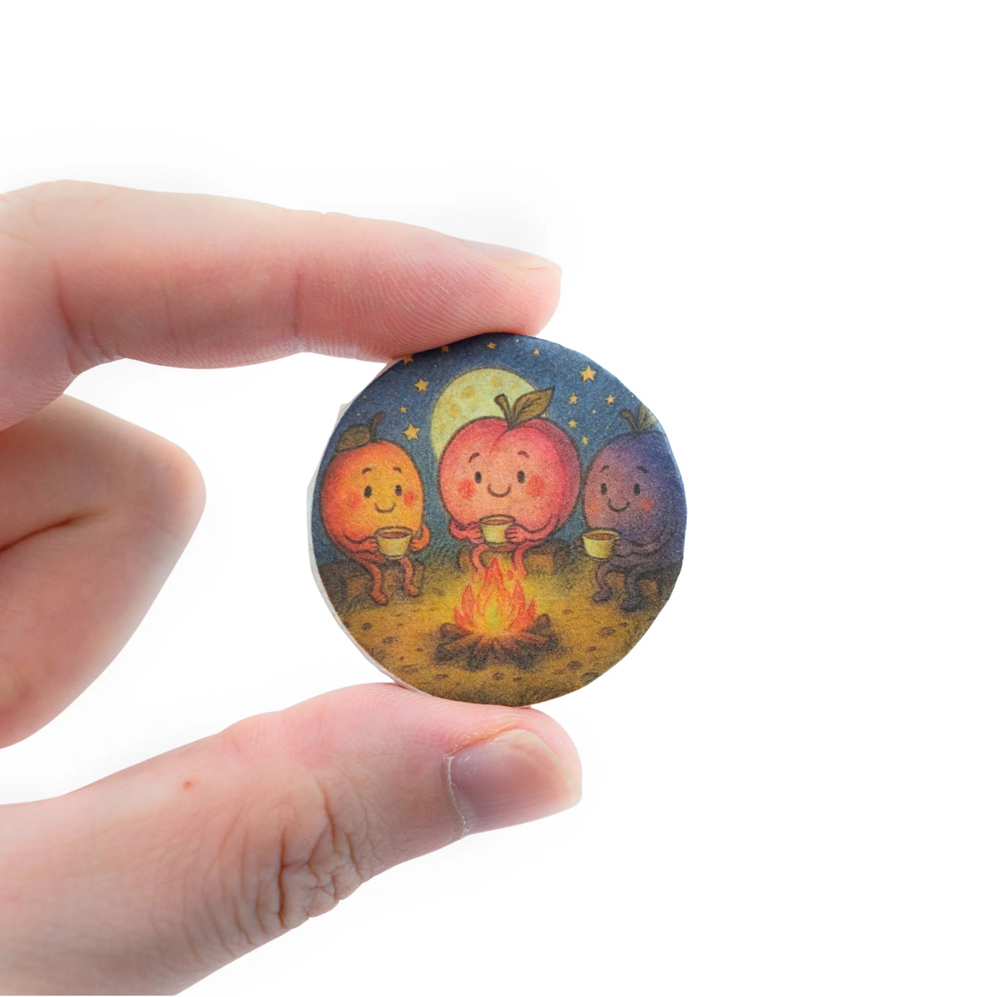 Rooteas fruity rou gui rock oolong tea coin in hand