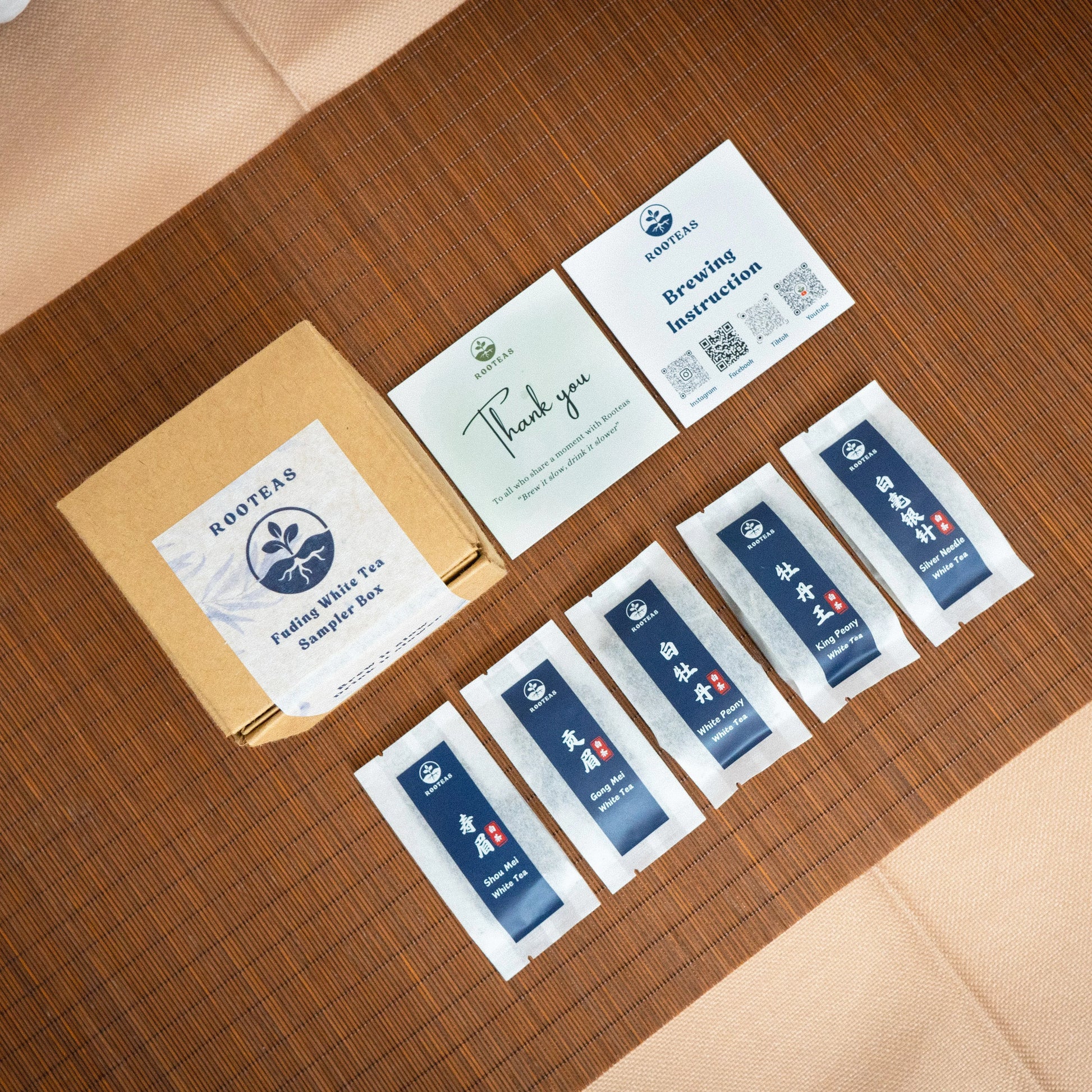 Rooteas fuding white tea sampler