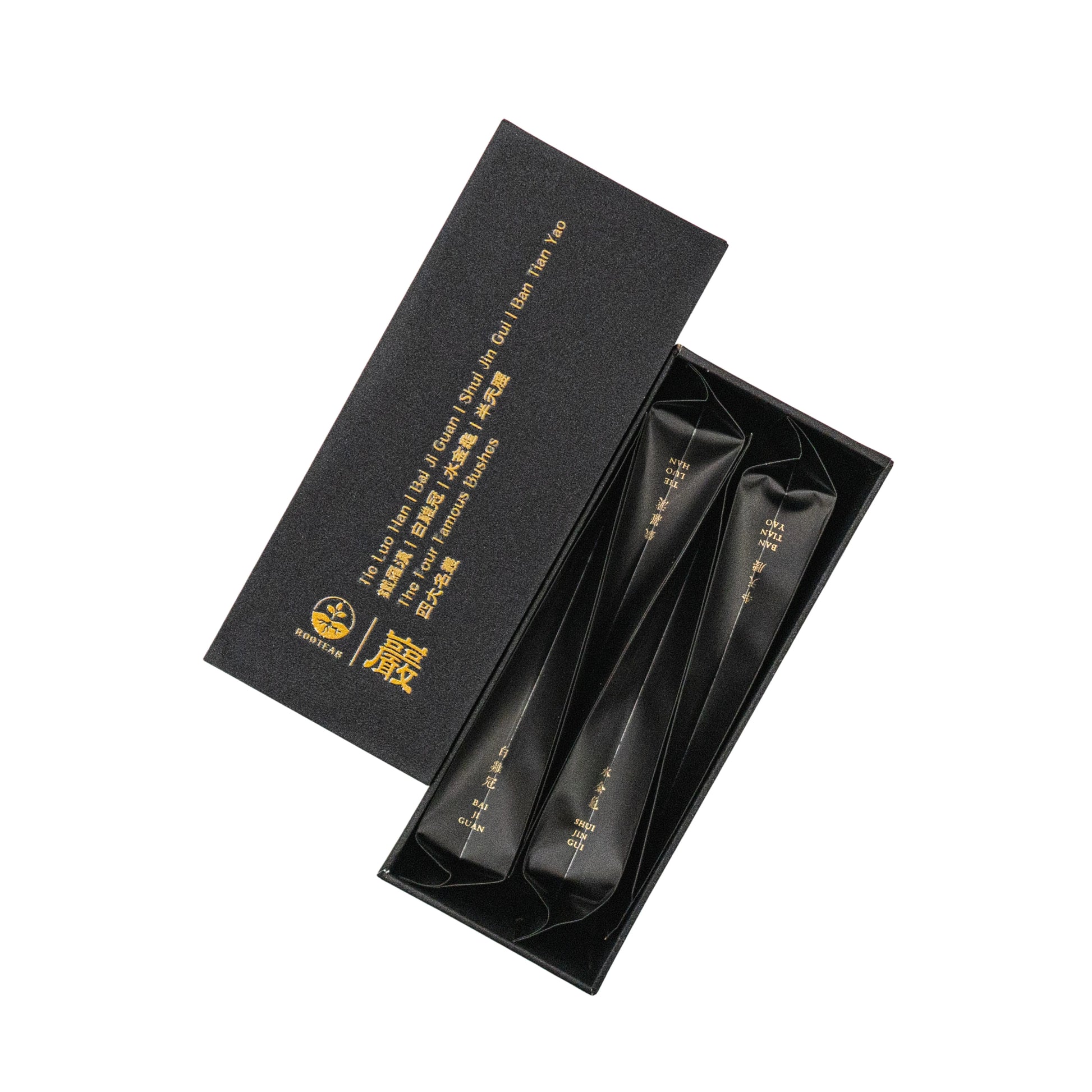 Rooteas The Four Famous Bushes Rock Oolong Sampler